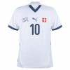 Camiseta de fútbol Suiza Xhaka 10 Segunda Equipación Euro 2024 - Hombre